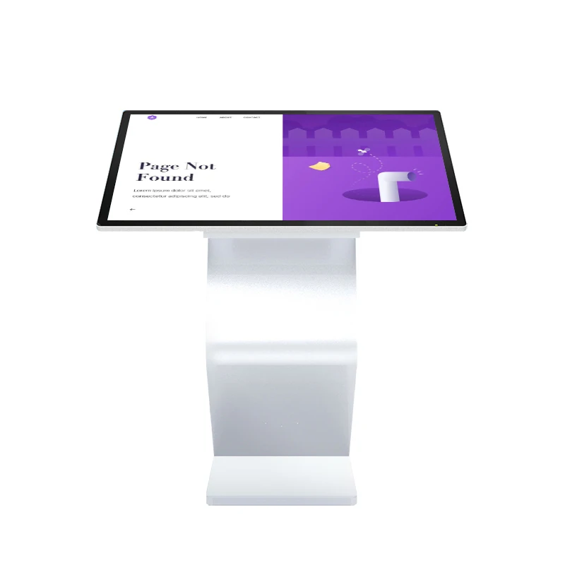 Indoor Table Touch Screen Advertising Display Horizontal Type Touch Screen Inquiry Machine