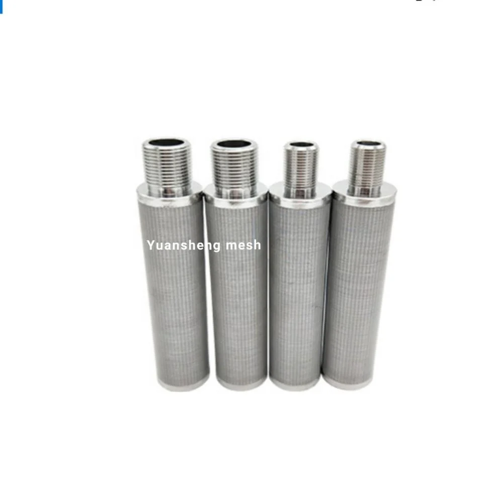 Ultra fine 1 micron sintered metal filter/ sintered woven wire mesh