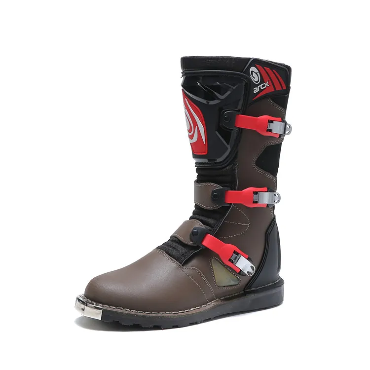 ARCX Shoes Motorcybike Riding Boots Motor Racing Shoes Motocross Bota Moto Trial Botas for Men