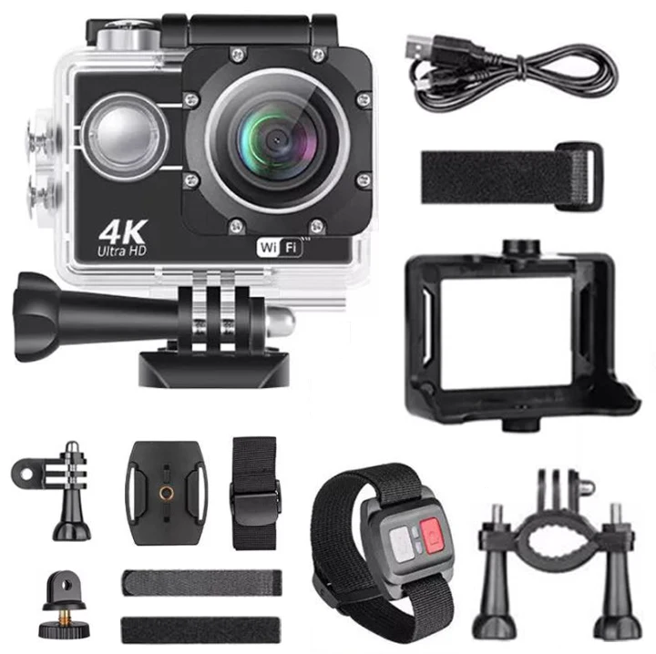 Hot sell 4k Waterproof Wifi Hd Outdoor  Sports Digital Camera  Waterproof Video Cheap Helmet Bicycle Cycling  Action Camera