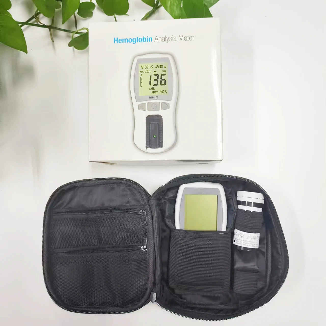 China plus hp hb machine hemoglobin test strip analysis meter of easy to operate monitoring system