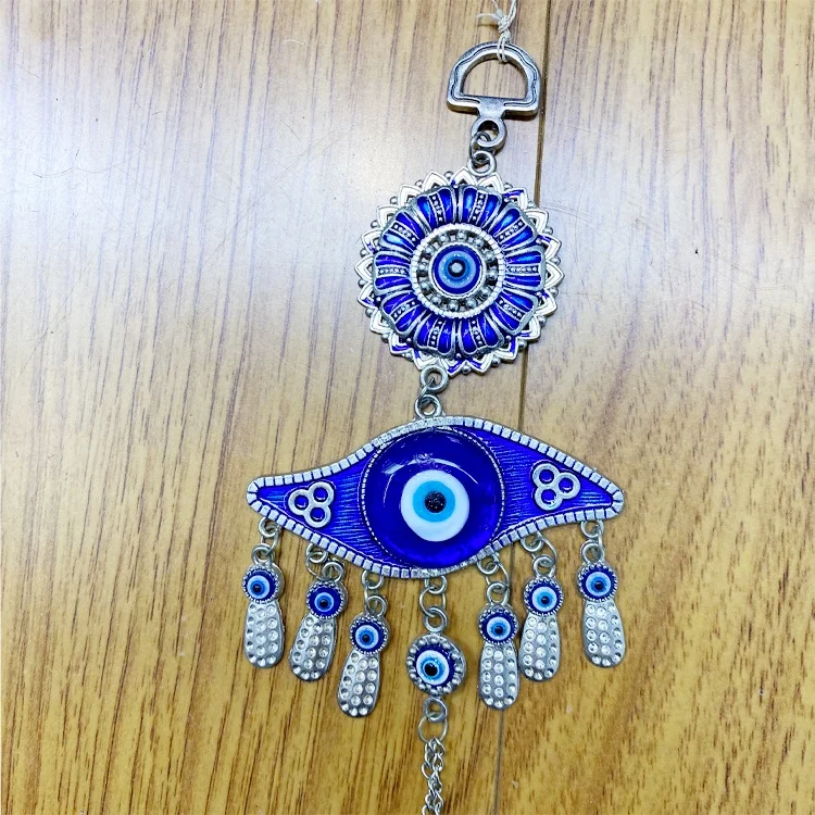 Other Wedding Decorations Glass Turkish Eye Pendant Wall Hanging Evil Eye Decor for Home
