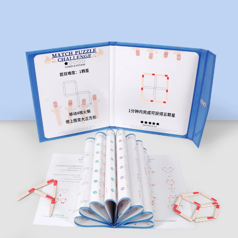 Fast Delivery Children Match Game Logic Problem Solving Magnetic Board Training Thinking Teaching Aid Educational Toys Wooden Ki