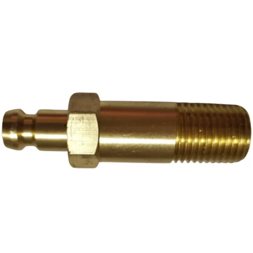 German standard full flow Brass thread pipe hex male nipple plumbing union fittings for gas oil water