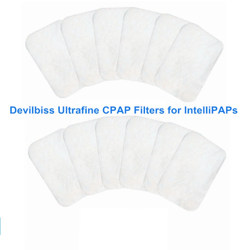 1 PACK Filters Compatible with Devilbiss-CPAP  Disposable White Fine Filters CPAP-Supplies Accessories