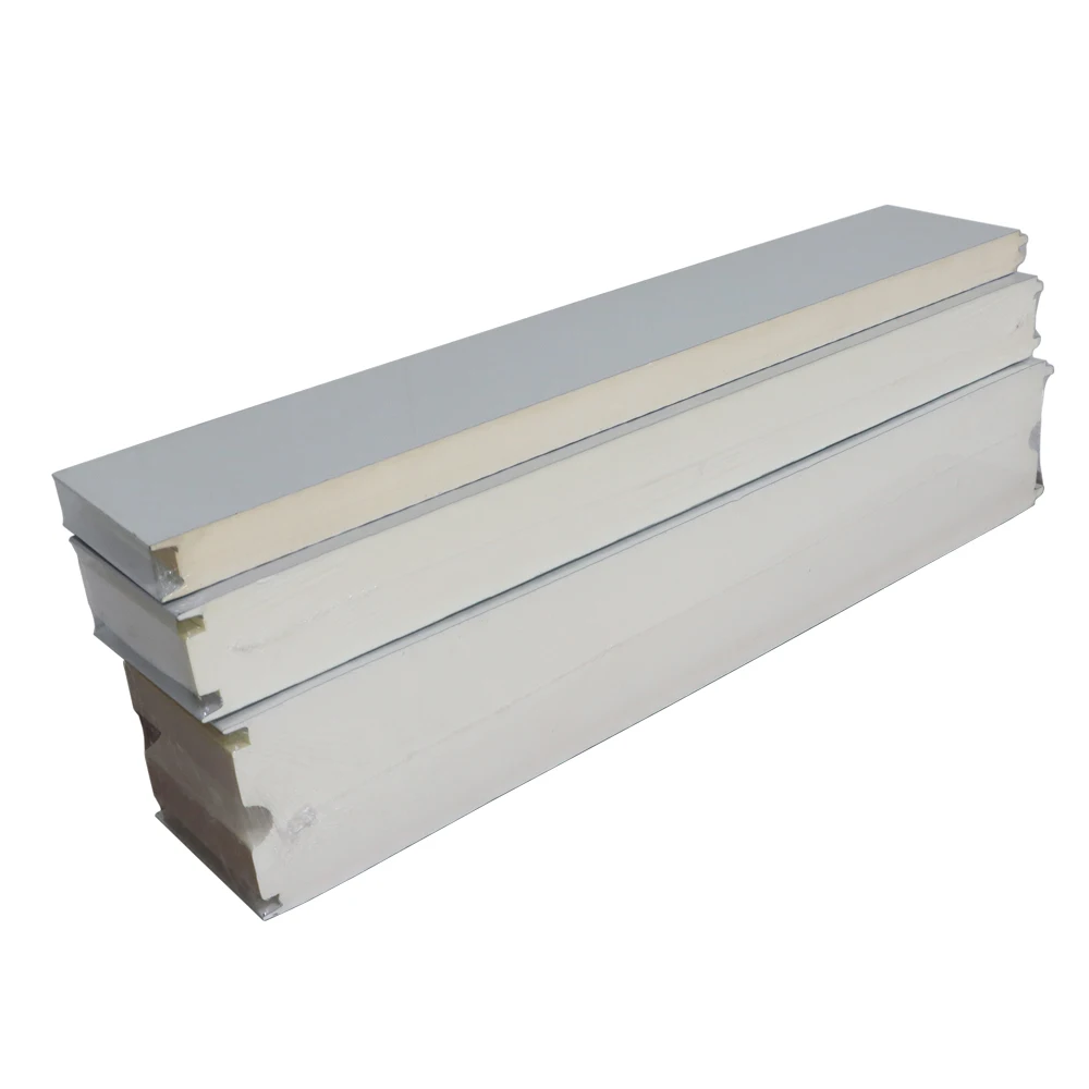 Thermal Insulation Panels For Cold Room Construction Materials Fire Resistance PU Sandwich Panel Cold Room Panels With Cam Lock