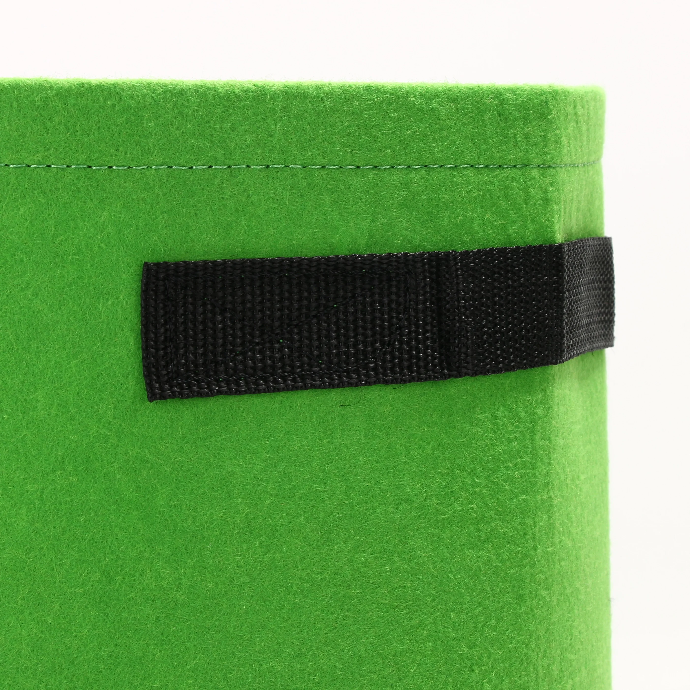 Factory customized 3 / 5 / 7 / 10 / gallon planting fabric basin bag black potato planting bag