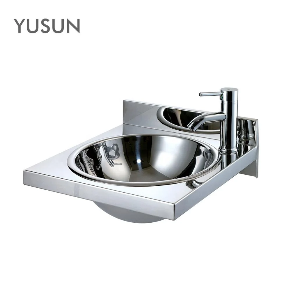 
New Style Project Use Stainless Steel 304 Square Hand Wash Basin 