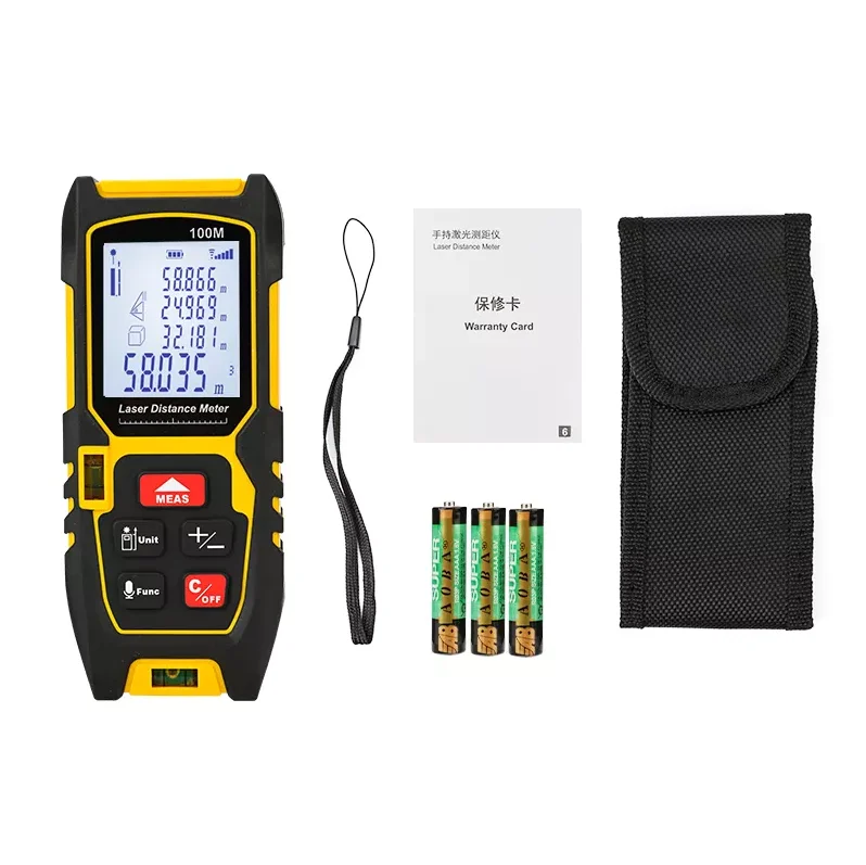 Laser Rangefinder Laser Distance Meter Measuring Device Digital Handheld Tools Module Range 40m 60M 80M 100M Range Finder
