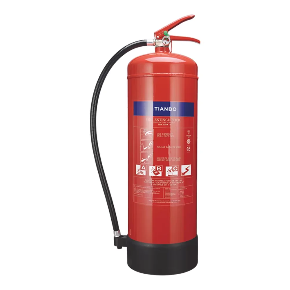 1/2/3/4/6/9/12KG Dry Power 15 Bar Light Manufacturing Facilities Brass Aluminium Valve ABC Dry Chemical Fire Extinguisher