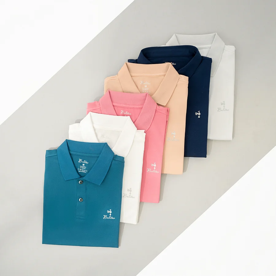 Best Seller Polo Shirt Quick Dry Casual Outings Sports Plastic Bag Packaging From Vietnam Manufacturer