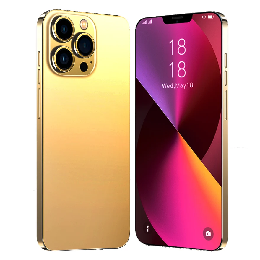 Cheap 16G+512GB Full Screen 6.8inch Global Dual SIM Android i14 Pro Max Smartphone Smart Cell Phone Smartphones4G 5G i14promax