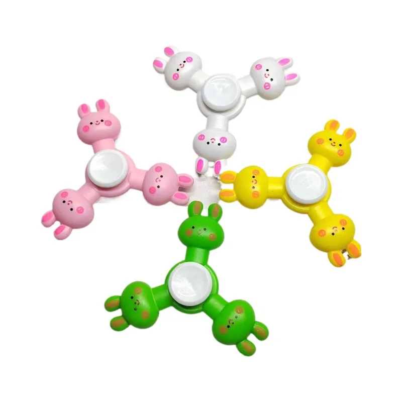 Fidget Spinner Decompression Gyroscope Rabbit Rotating Bearing Decompression Kindergarten Gift Gyroscope Toy Wholesale
