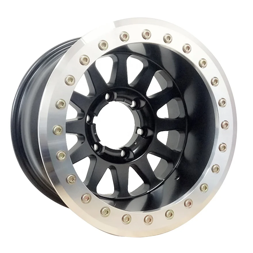 FR104A  Beadlock Alloy Wheel 16x10 6H139.7 ET-44 CB110 FOR TOYOTA LC70;LC75;HJ60;LC80;Y60;Y61;PARDO and Pajero