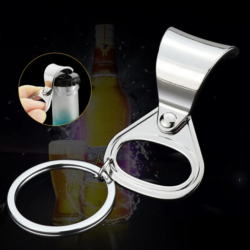 Simulation of Coke cans easy to pull ring beer opener bottle opener keychain ring