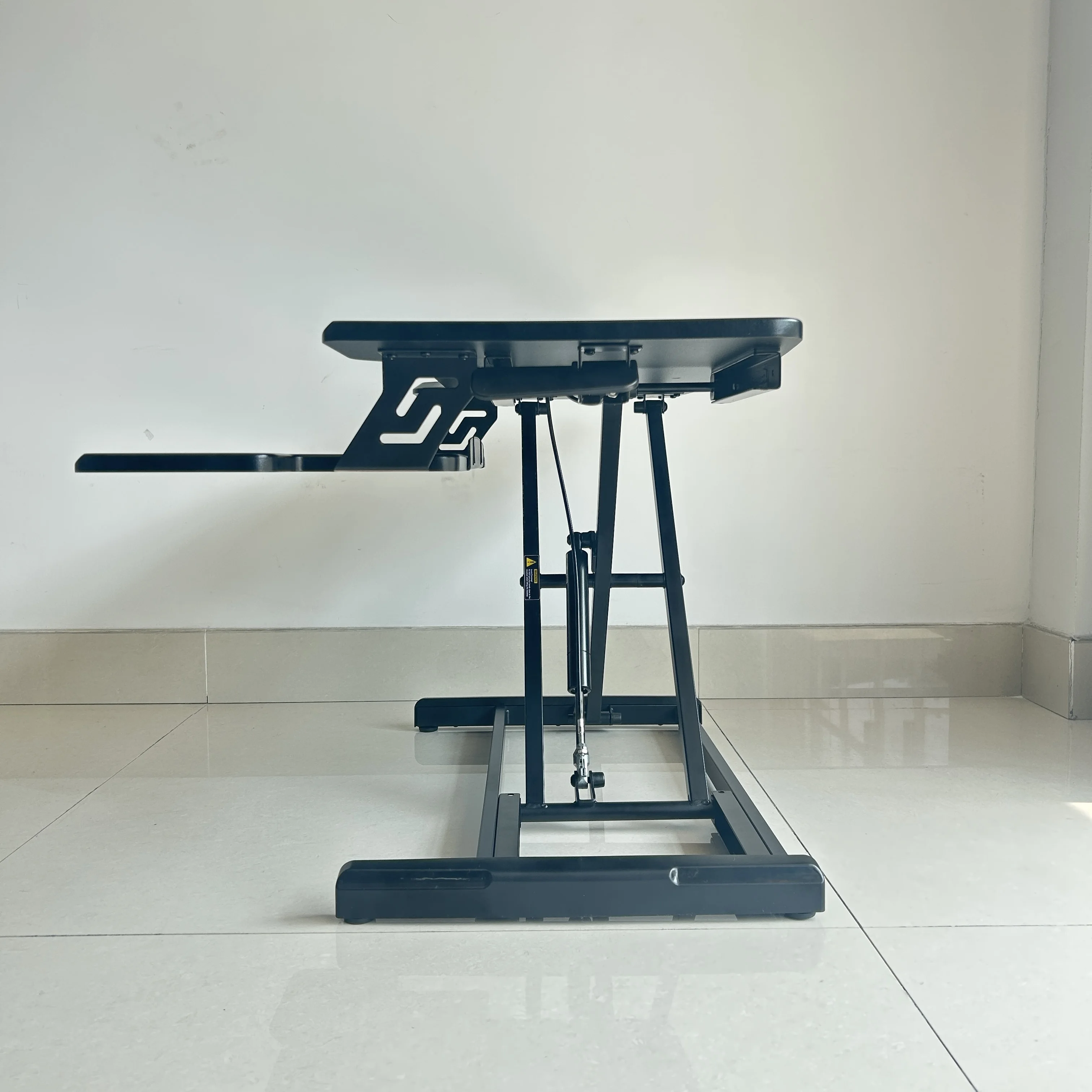 Custom Adjustable Standing Desk, Sit to Stand Converter Stand Up Desk Tabletop Workstation for Laptops