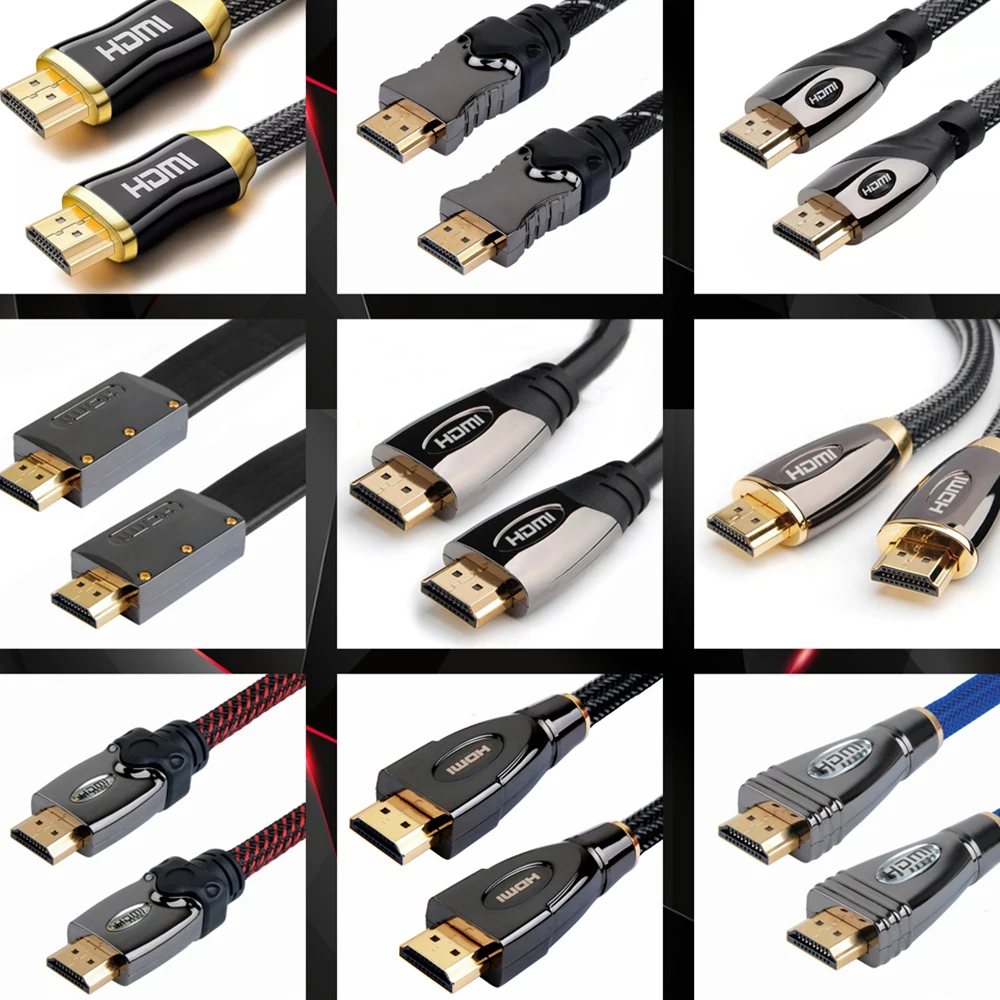 OEM Products Packaging Armored Metal HD Video 10K 48gbps 60hz Cord Cavo 10m 3m 25ft 15m 25m 5m 2m 1m 4K Cable A Hdmi 4 k