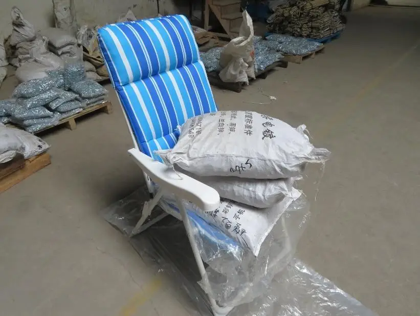 OEM Patio Padded Folding Chair Outdoor Foldable Balcony Chair Adjustable Lounge Chair