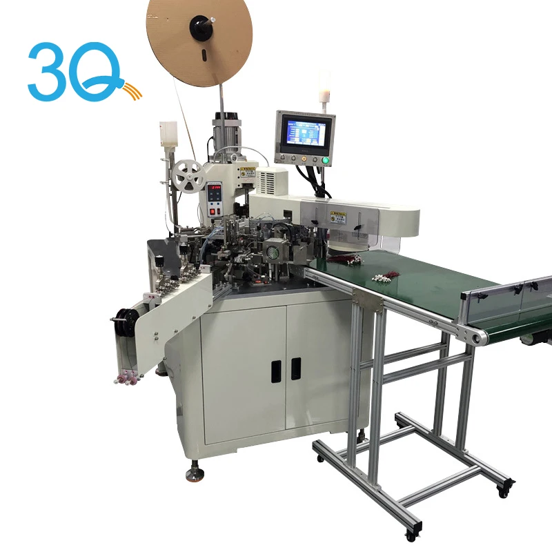 3Q Axis rotation headphone wire data wire circuit board double y type automatic soldering machine