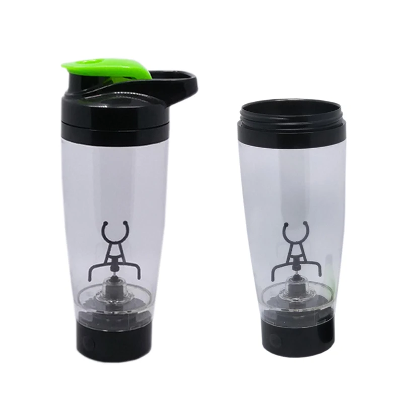 
Portable Custom Bpa Free 600ml Fitness Gym Sports Vortex Protein Milkshake Electric Shaker Bottle 