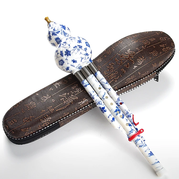 factory direct C Key Hulusi Traditional Chinese Classic Chinese traditional Flute Gourd Cucurbit Ethnic Musical