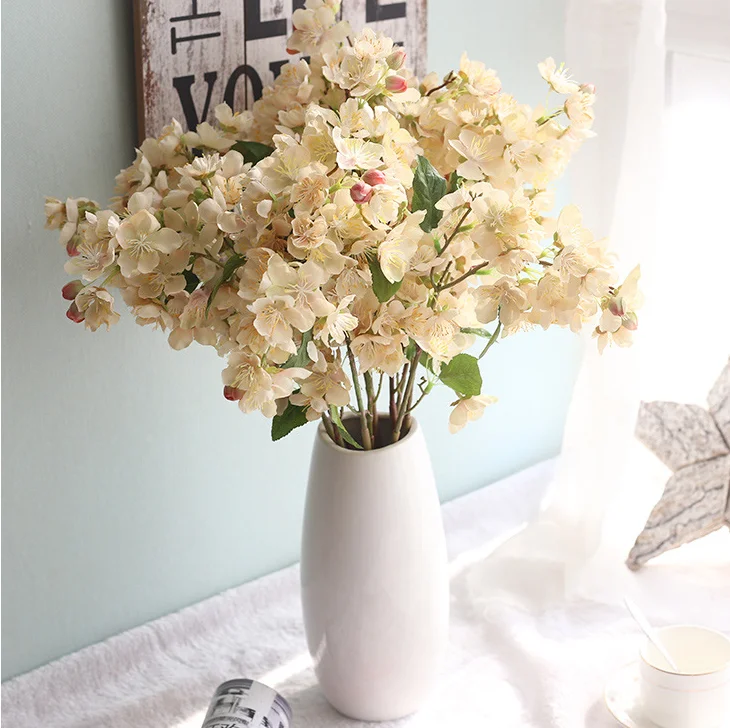 Low price silk home wedding professional manufacturer artificial plants hanging flowers from china