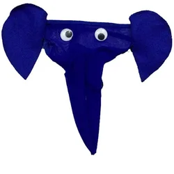 Breathable Mid Waist U Convex Capsule Sexy Elephant Nose Panties Sissy Mens Underwear String Men Underwear Thong Sexy g string