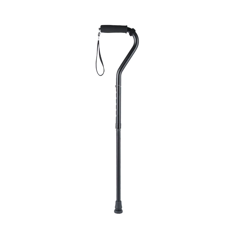 Lightweight 3 Section Single Base Foldable Walking Canes Stick For Elderly Old