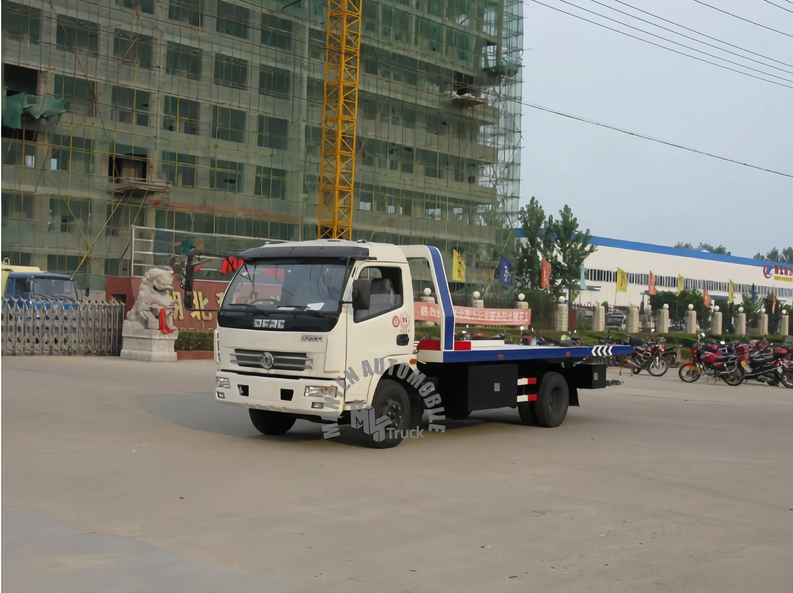 Dongfeng Новый б/у 6-тонный 8-тонный спасательный автомобиль 7-метровый аварийный бортовой буксировщик