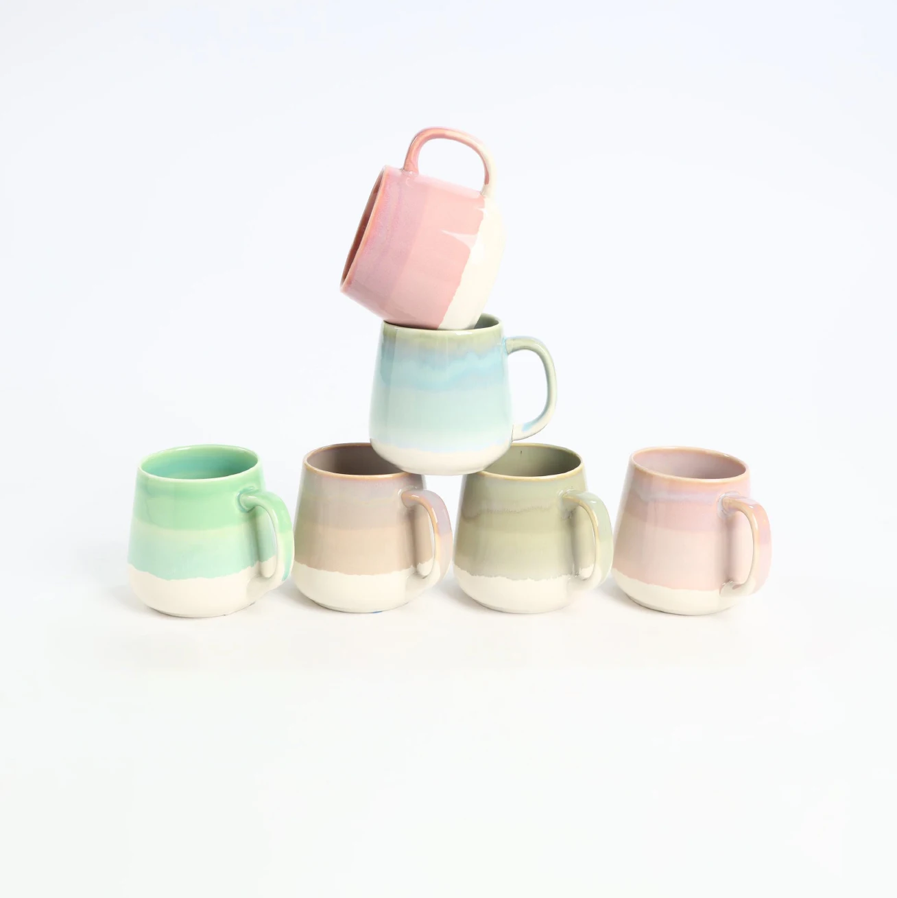 Sample Available High quality ceramic coffee mug reactive glazed ceramic mugs customizable coffee ceramic mug