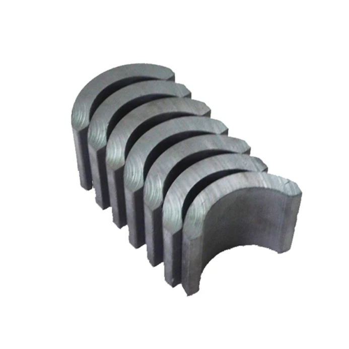 Design Good Price Custom Y40 Y44 Ferrite Arc Magnet For Motor