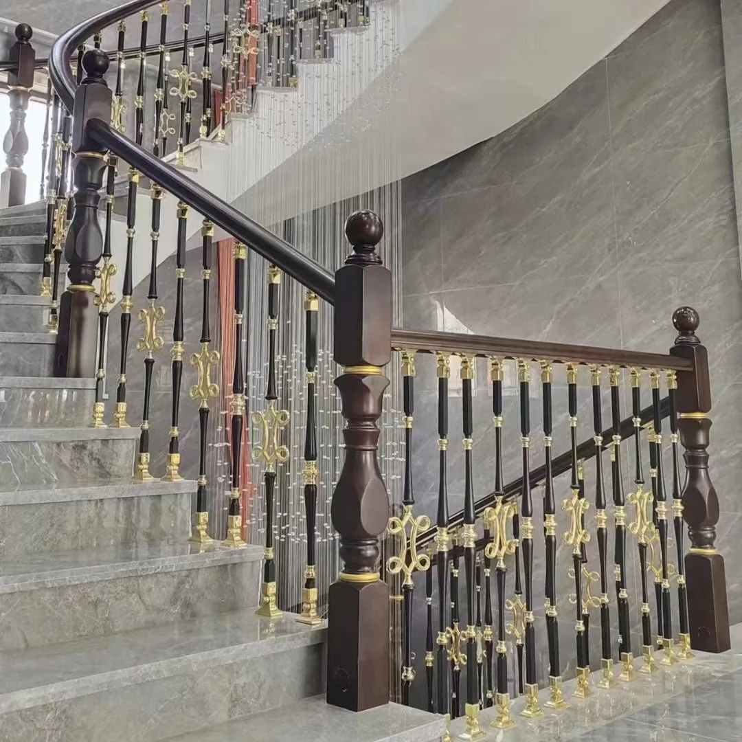 New customization handrails and aluminum guardrails indoor stair railings baluster for staircase decoration