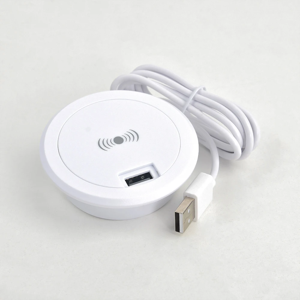 new electronic trends usb table surface mount Usb Car Charger with Led Display Mobile Phone Table Wireless Charger