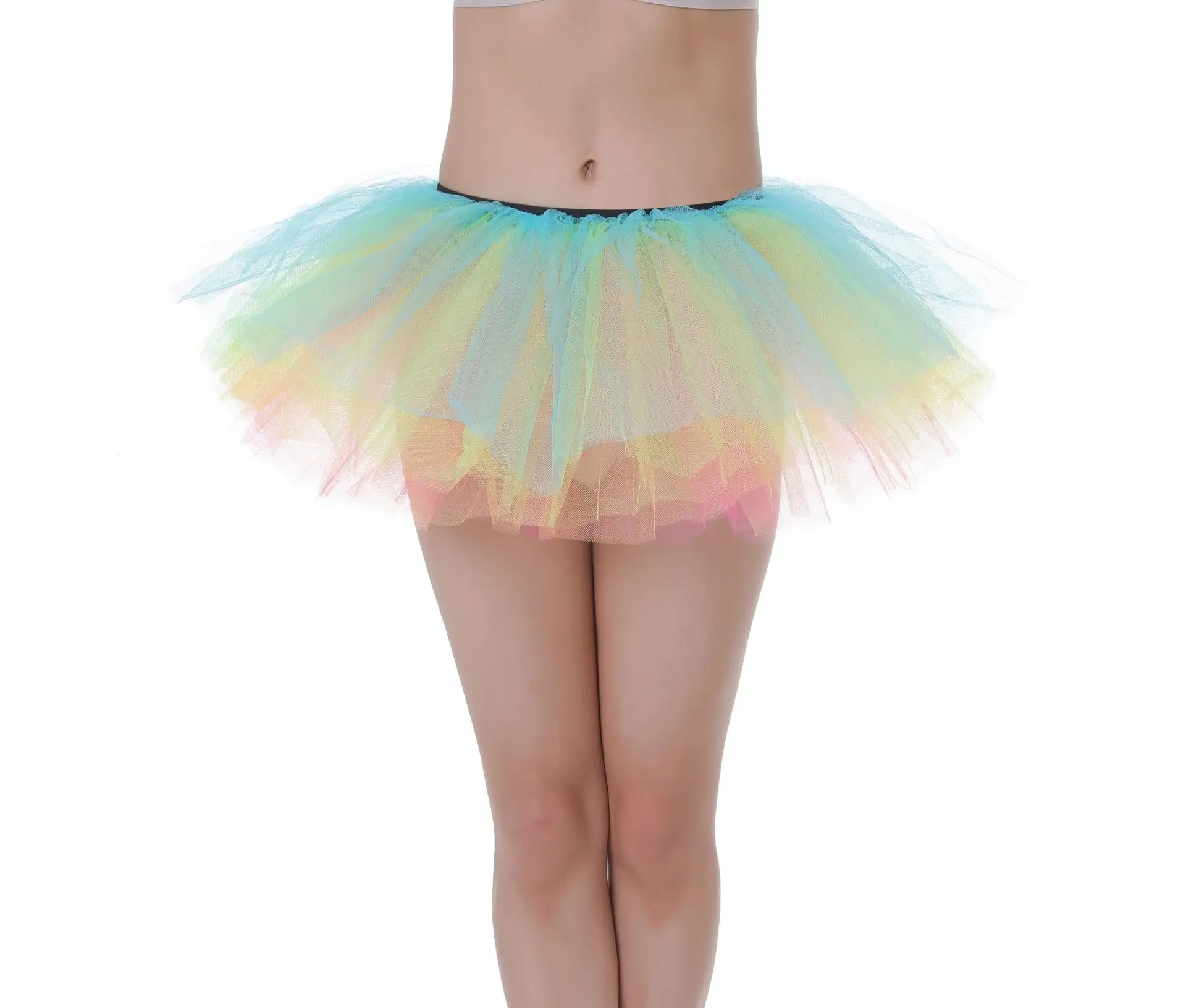 Женская юбка-пачка из пяти слоев