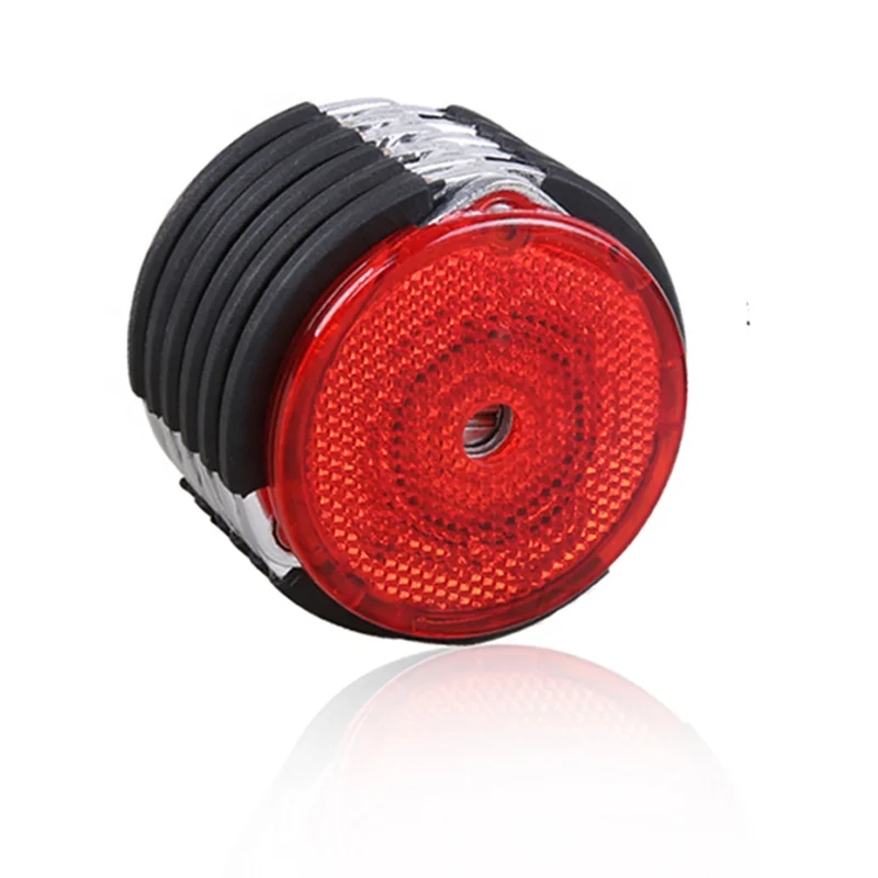 Brand New Bike Chain Lock With hazard light, Hamburger Shaped Heavy Duty Anti-Theft Bicycle Foldable Lock