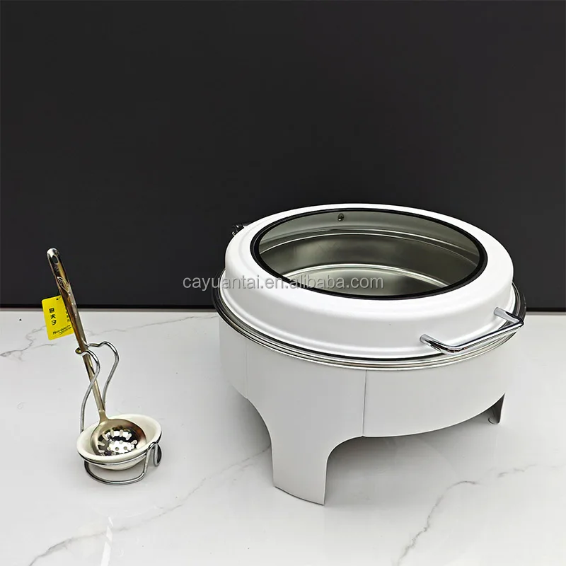 Restaurant Hotel Supplies Chaffing Dishes Buffet Catering Stainless Steel Dubai Royal Black Chafing Dishes For Catering