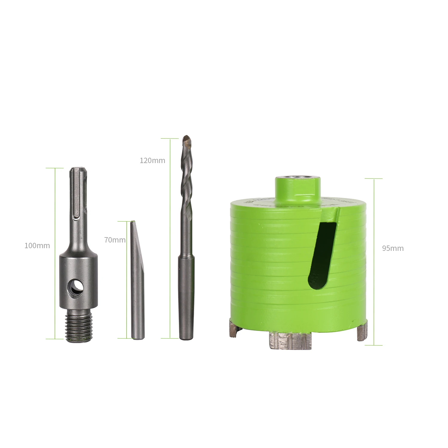 Top quality M16 68mm 72mm 82mm diamond crowns for socket boxes used on brick concrete block