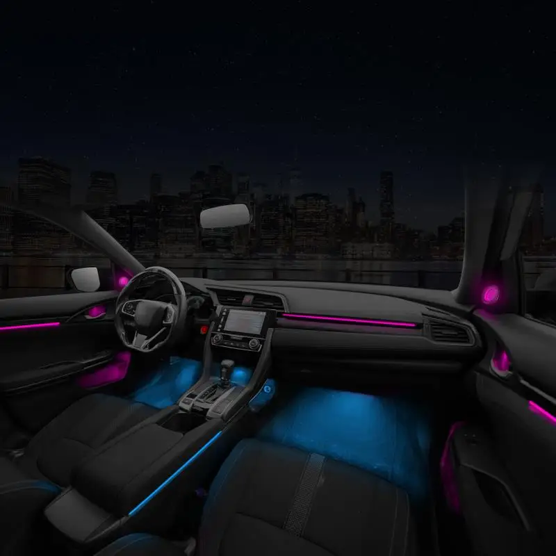 64 Colors Car Styling LED Ambient Light For TOYOTA Camry 2018-2020