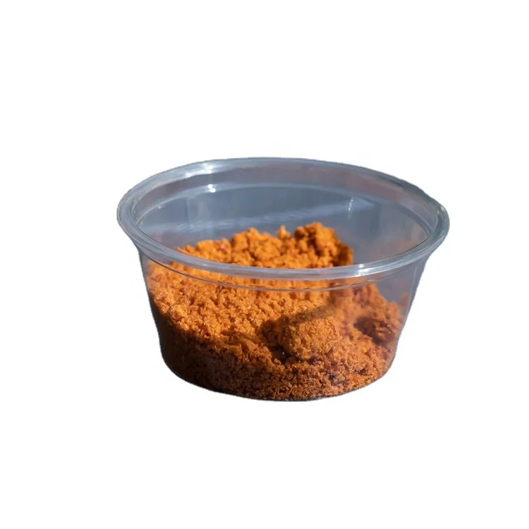 KD-3.25oz-74mm Disposable Clear Miso  Barbecue Sauce Pet Cup Cold Cup