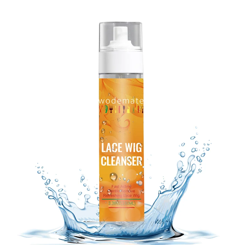 Private Label Fast Glue Remover Gentle Foam Cleaning And Renew Wig Hair System Lace Wig Cleaner Spray