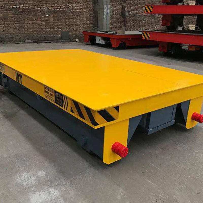 Agile Steerable Trackless Transfer Cart with Motor Gear Core Components Provides Flexibility Adaptability in Material Transport