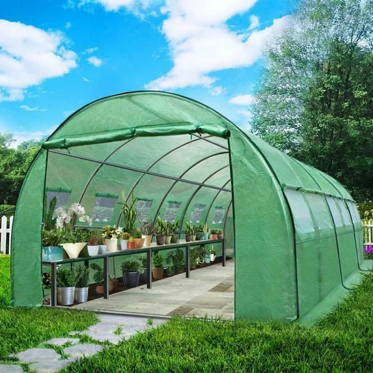 Большая теплица 6x3x2 м портативная наружный туннель для сада выращивания растений Популярный дом