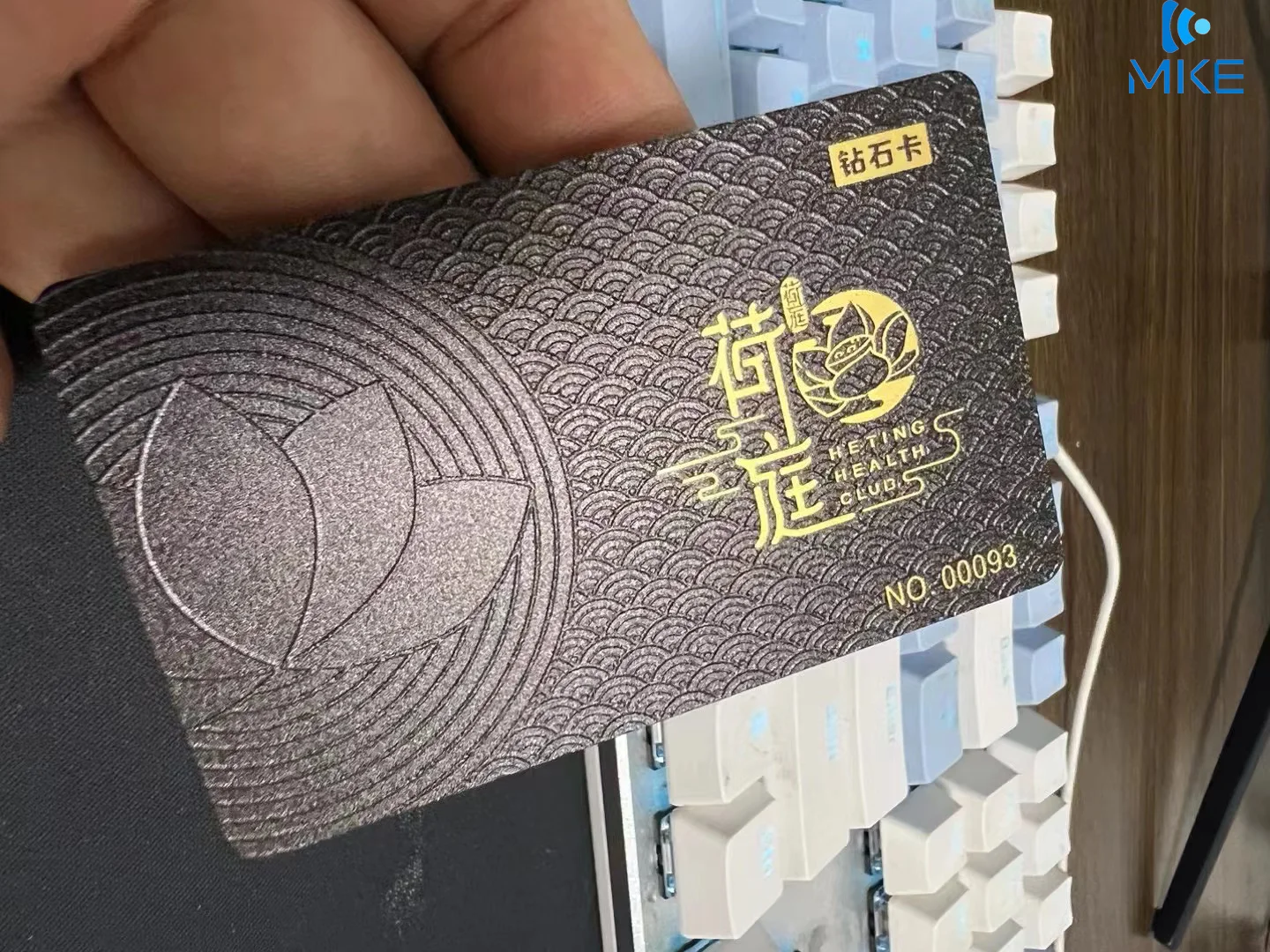 Luxury laser warranty business plastic pvc cards