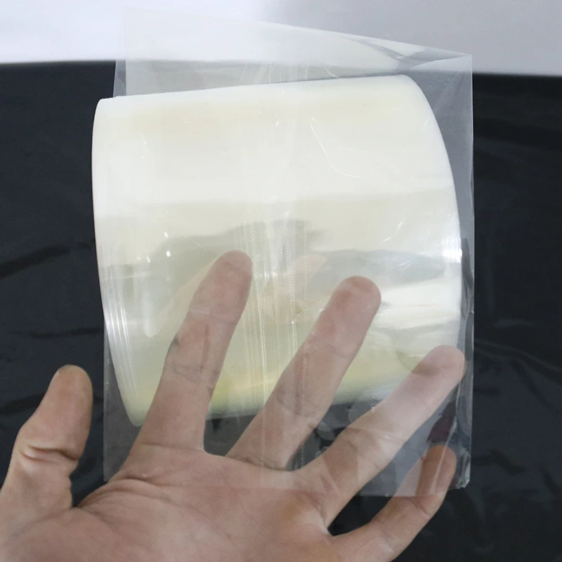 shrink film label clear printable supplier label printing china pvc clear heat shrink plastic film