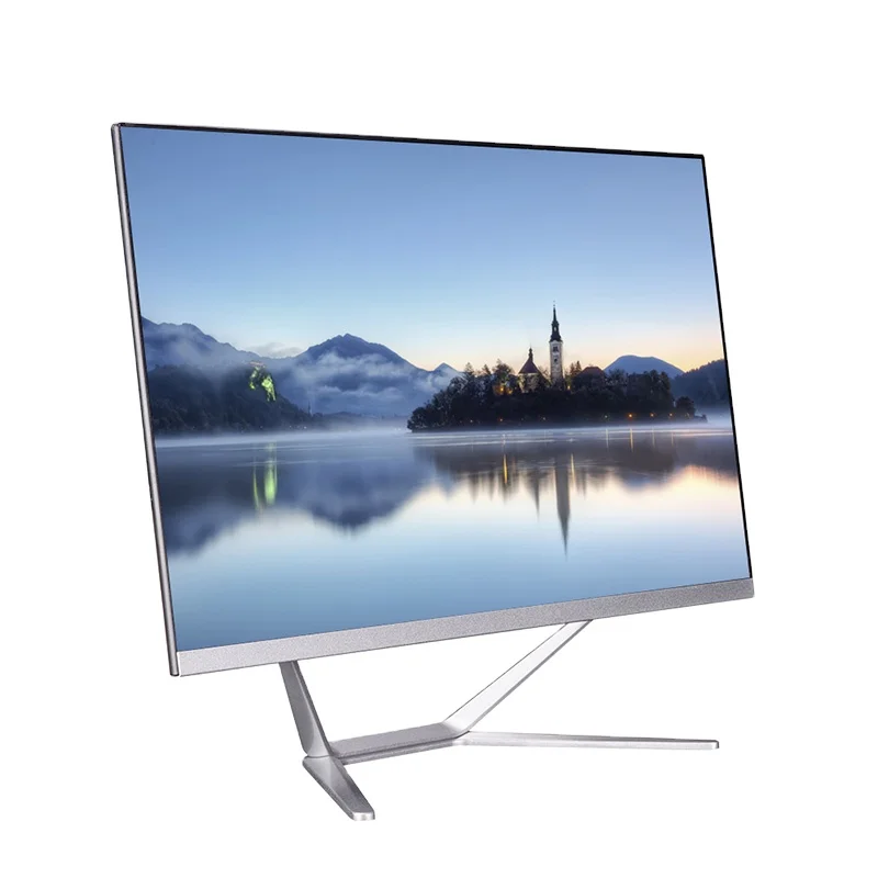 AIO 21.5' 23.8' inch Monoblock Gaming Desktop Curved  Computer Core i3 i5 i7  barebone All in one pc