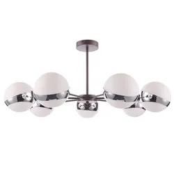 Qualities product glass and iron material minimalist ceiling light for living room