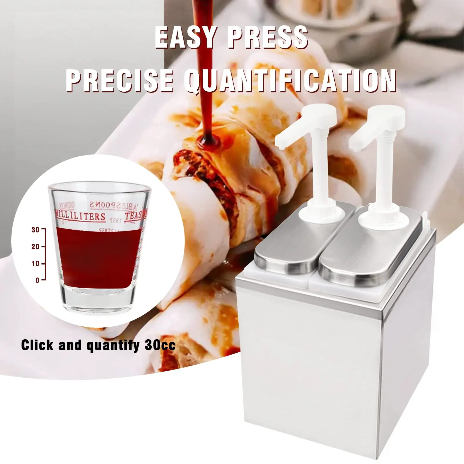 Dontalen Good Quality Big Sauce Dispenser Commercial Sauce Bottle Dispenser Dispenser Sauce For Kitchen Machine For Restaurant