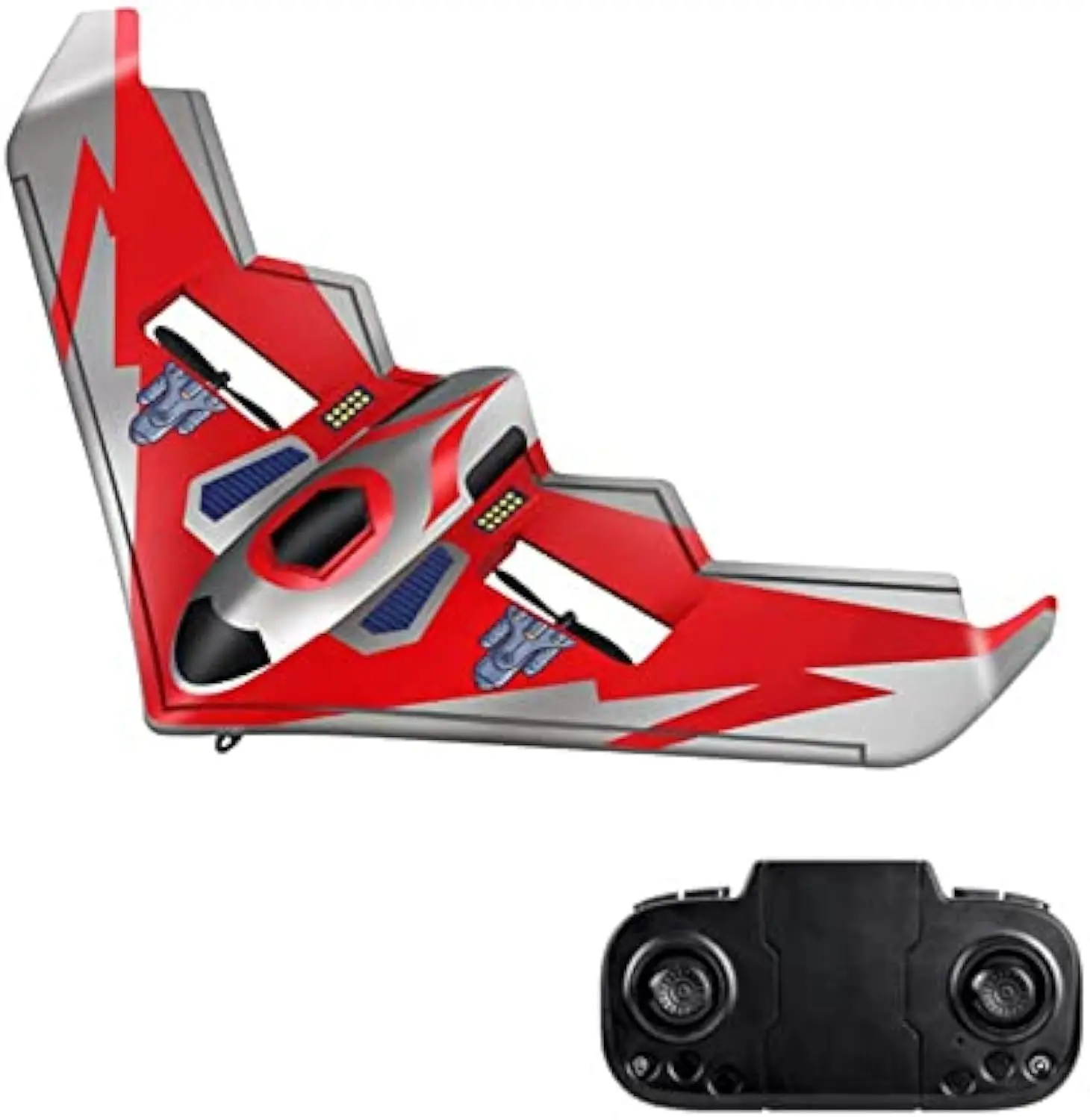 EPT 2.4G 2CH Remote Control B2 Delta Wing Glider Airplane Toy EPP Foam Material RC Plane With Lights