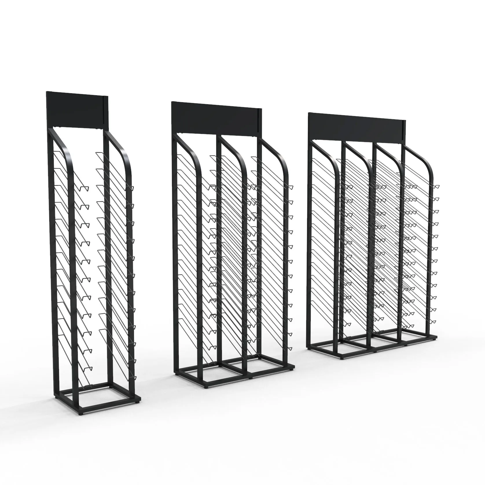 China Manufacturer Stone Display Rack Customized Decorative Ceramic Tile Display Showroom