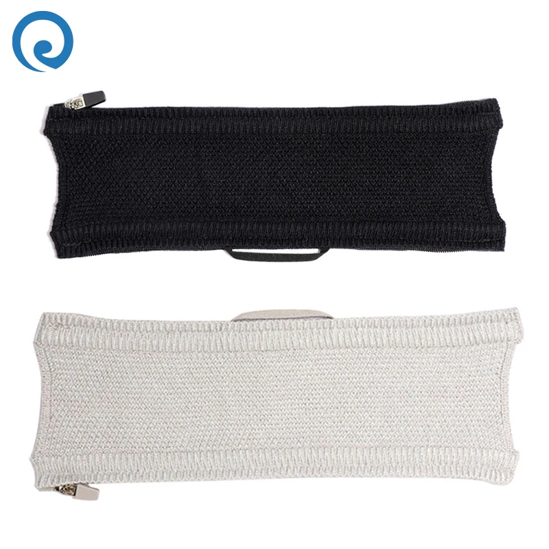 Universal Elastic Braided Cloth Headphone Headband Cushion Cover Protector Sleeve Pad Covers Grey and Black for 1A 1R headphone